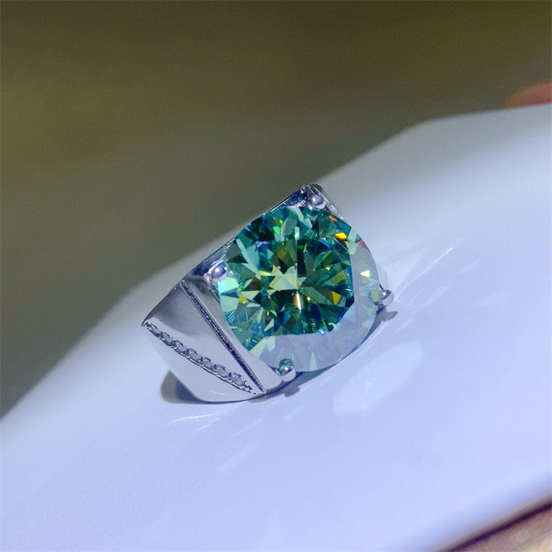 10 Carat Sparkala™ 925 Sterling Silver Signet Ring by Sparkala