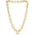 14k Yellow Gold Round Link Chain Necklace by Bids.com