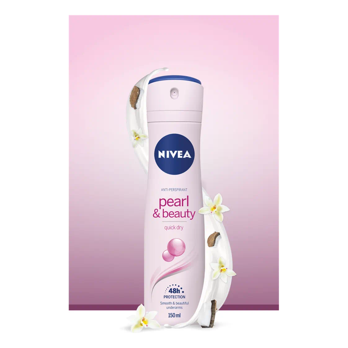 Nivea Pearl &amp; Beauty 48h Protection Anti-Perspirant Spray 150ml by Pasteur Pharmacy