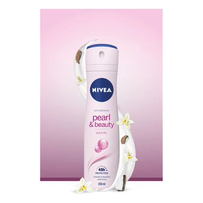 Nivea Pearl &amp; Beauty 48h Protection Anti-Perspirant Spray 150ml by Pasteur Pharmacy