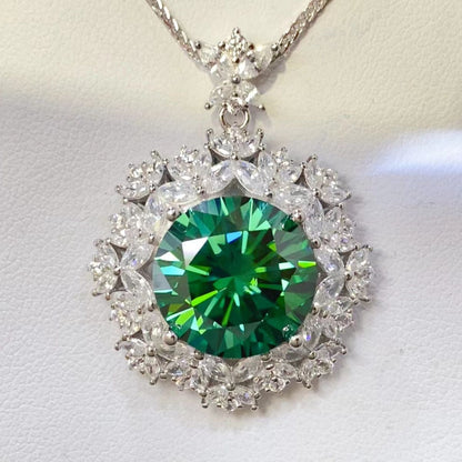10 Carat Sparkala™ 925 Sterling Silver Pendant Necklace by Sparkala
