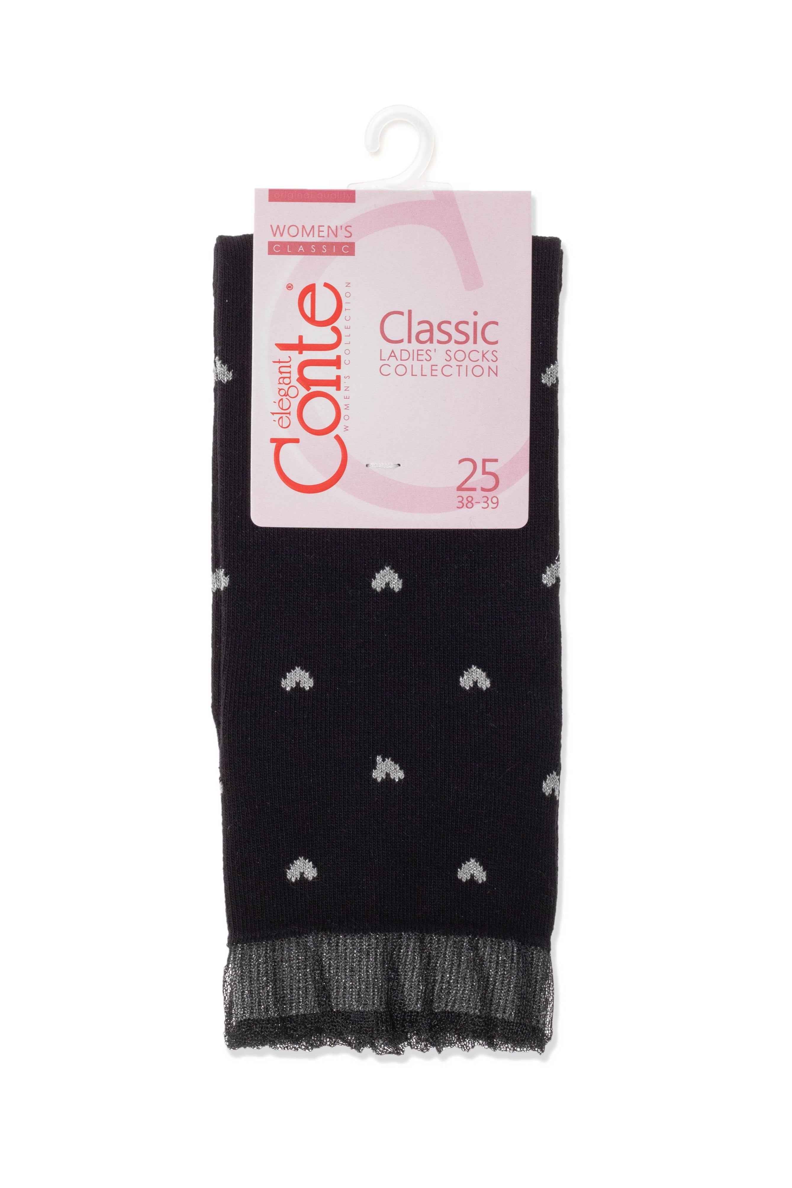 Conte Cotton Socks Classic - 243 Airy Sole and Lurex