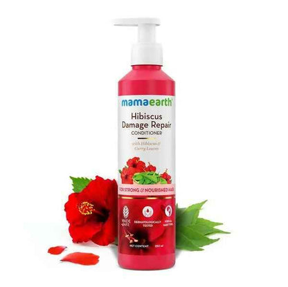 Mamaearth Hibiscus Damage Repair Conditioner With Hibiscus &amp; Curry Leaves
