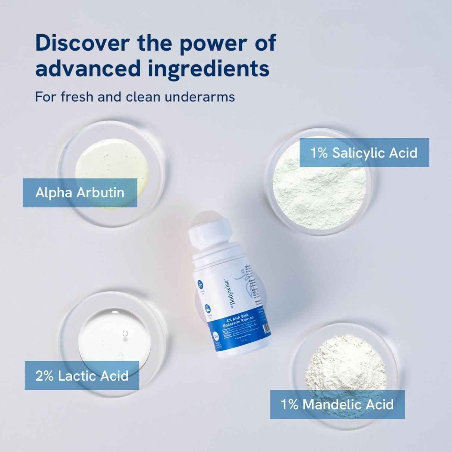 BeBodywise 4% AHA BHA Underarm Roll On (Oudh Fragrance)