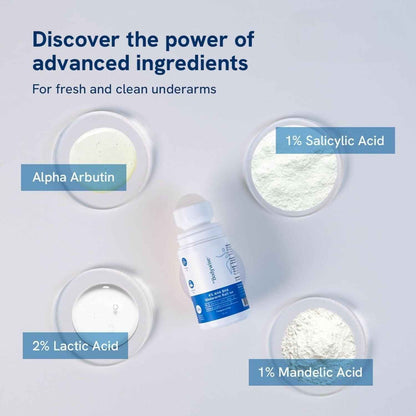 BeBodywise 4% AHA BHA Underarm Roll On (Oudh Fragrance)