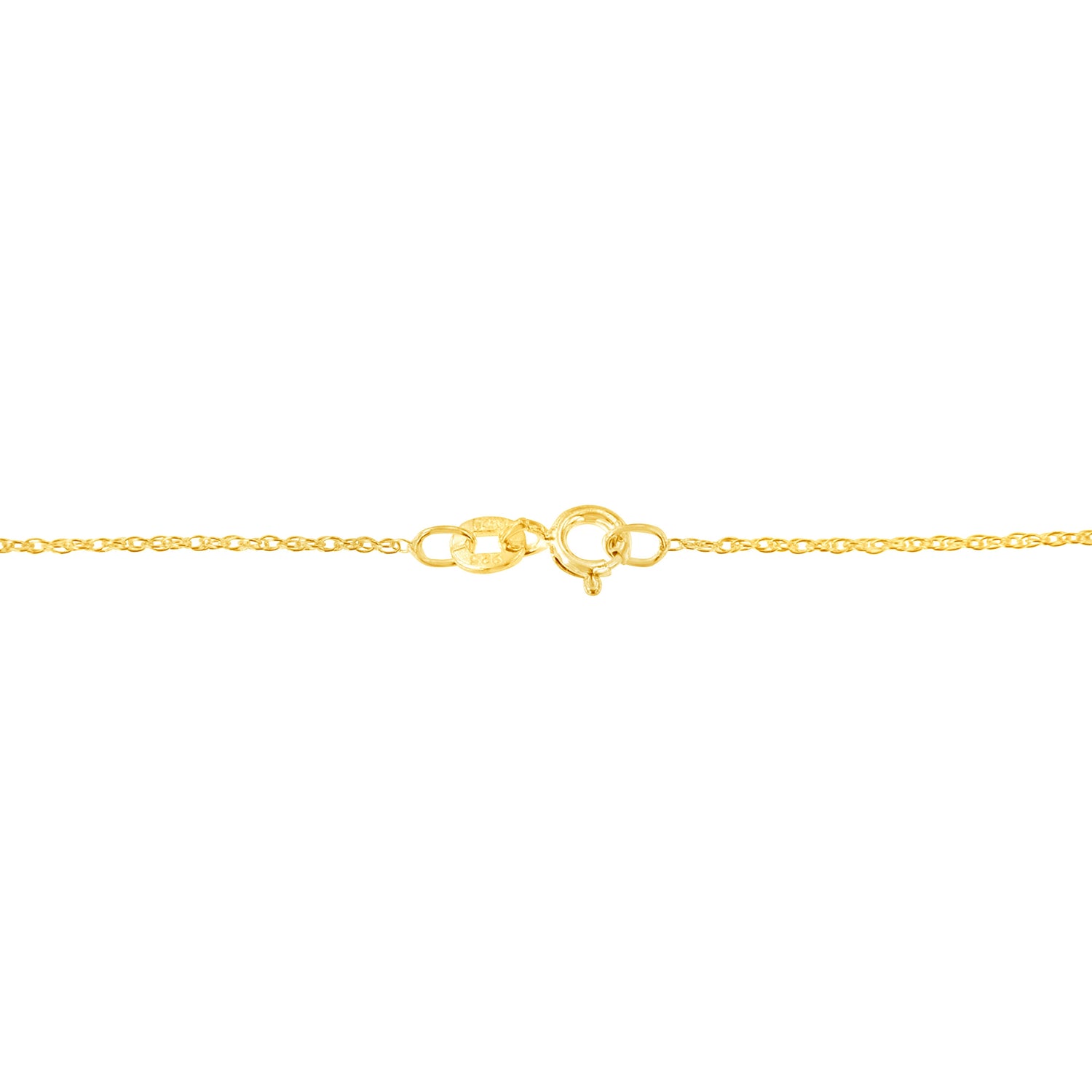 14K Yellow Gold Plated .925 Sterling Silver 1.0 Cttw Round and Baguette-Cut Diamond Composite Hearth 18" Pendant Necklace (I-J Color, I1-I2 Clarity)  DestGlow