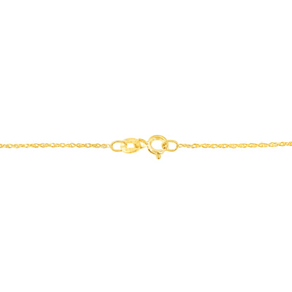 14K Yellow Gold Plated .925 Sterling Silver 1.0 Cttw Round and Baguette-Cut Diamond Composite Hearth 18" Pendant Necklace (I-J Color, I1-I2 Clarity)  DestGlow