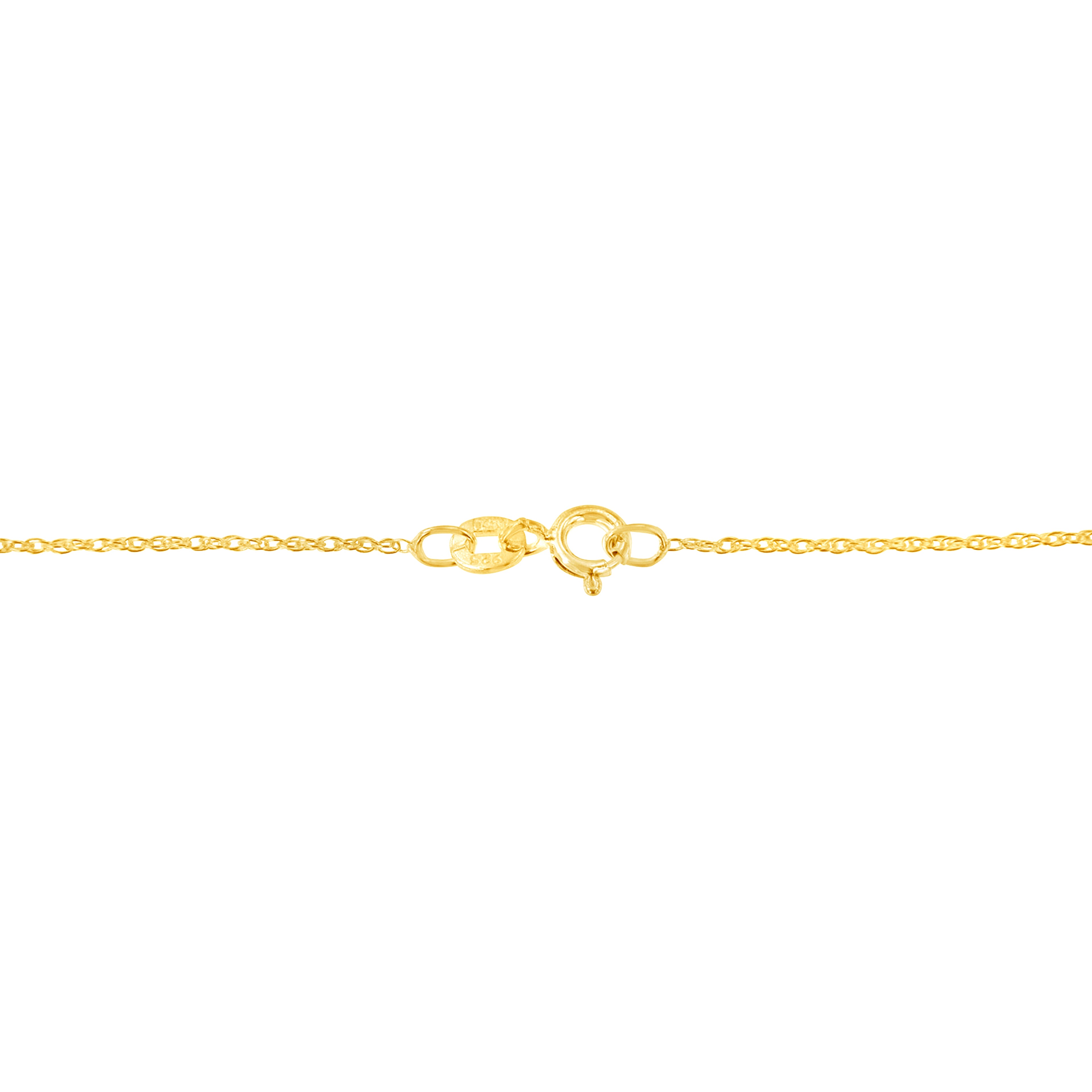 14K Yellow Gold Plated .925 Sterling Silver 1.00 Cttw Baguette Diamond Composite Open Heart 18" Inch Pendant Necklace (I-J Color, I1-I2 Clarity) by Bids.com