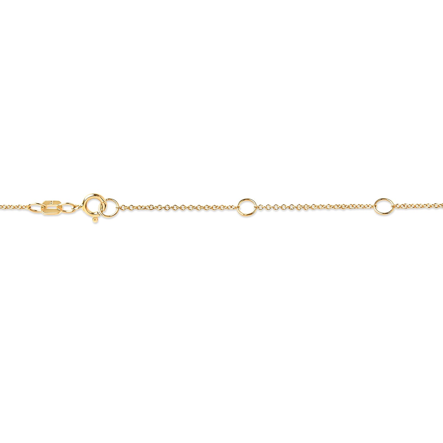 10K Yellow Gold 1/2 Carat Round Brilliant-Cut Diamond Modern Bezel-Set Solitaire 16"-18" Pendant Necklace (H-I Color, SI2-I1 Clarity) by Bids.com