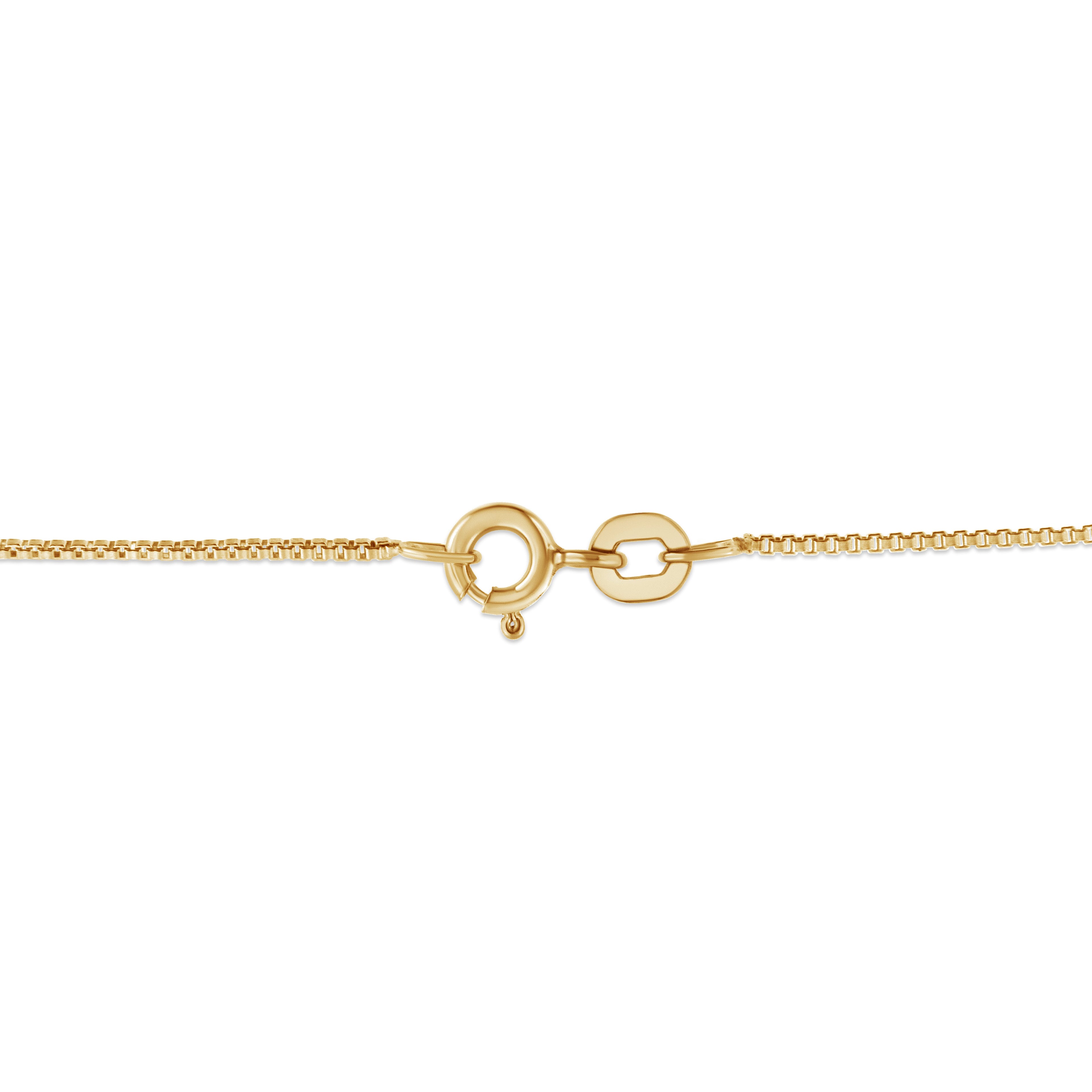 14K Yellow Gold 2.00 Cttw Brilliant Round-Cut Diamond 7 Stone Flower Cluster 18" Pendant Necklace (H-I Color, SI2-I1 Clarity) by Bids.com