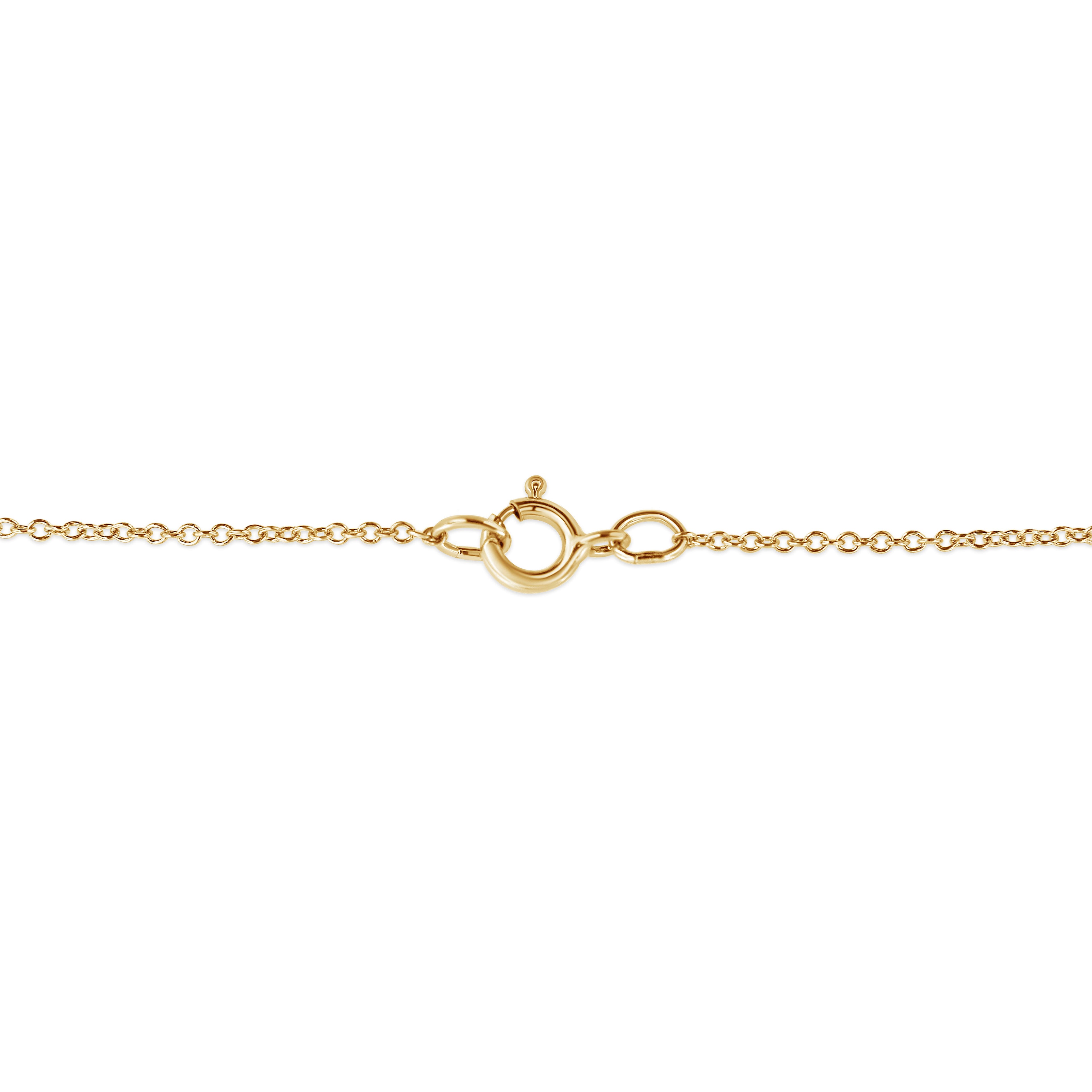 10K Yellow Flashed .925 Sterling Silver 1/4 Cttw Champagne Diamond Filigree Cross Pendant Necklace (K-L Color, I1-I2 Clarity) - 18" by Bids.com