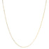 Solid 14K Yellow Gold 0.75mm Classic Box Chain Necklace. Unisex Chain - Size 16 Inches by Bids.com
