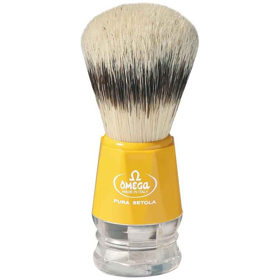 Omega Boar Bristle Shaving Brush Assorted Colors 