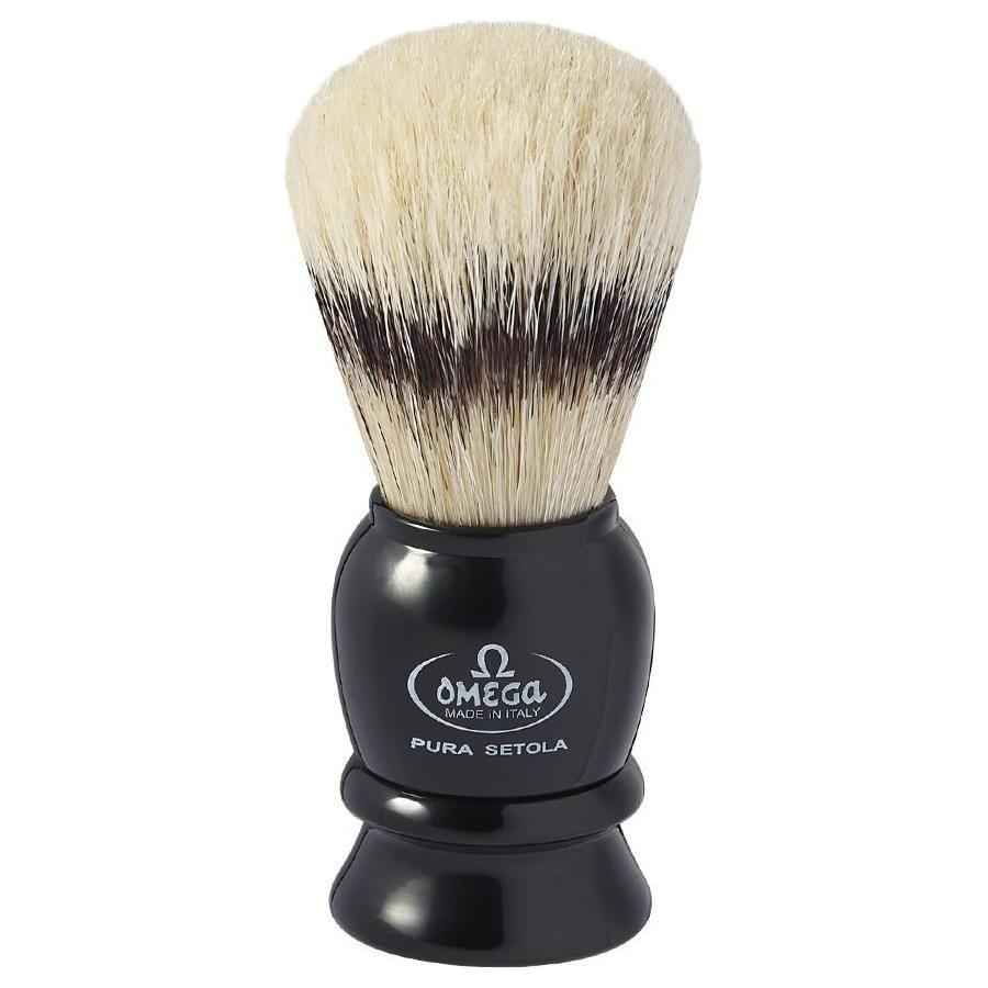 Omega Pig Hair Badger Shaving Brush 