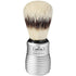Omega Pure Bristle Shaving Brush With Satin Chrome Effect Handle 