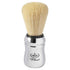 Omega S-Brush Synthetic Fibre Shaving Brush With Chromed Plastic Handle 