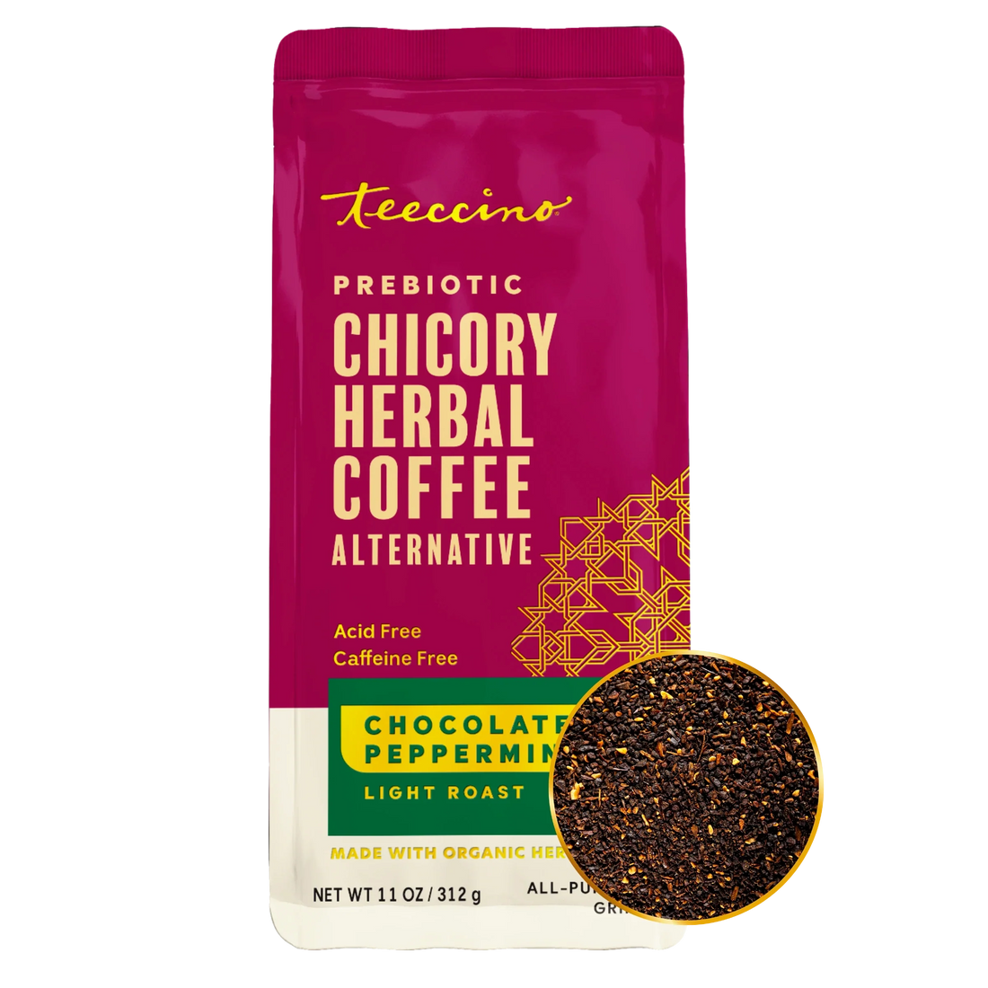 Chocolate Peppermint Chicory Herbal Coffee  DestGlow