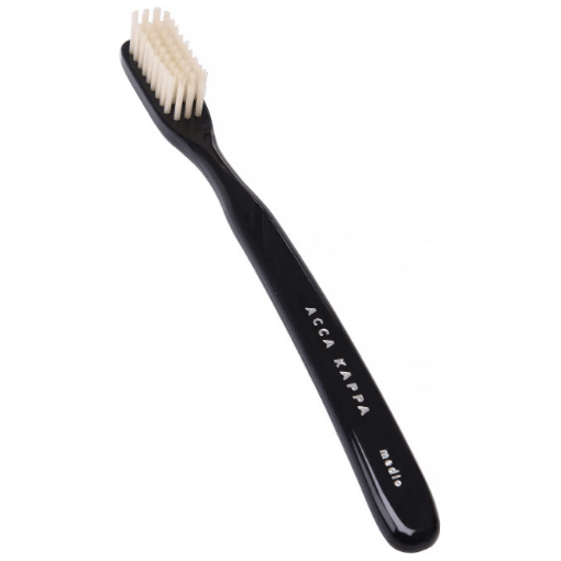 Acca Kappa Vintage Collection Toothbrush - Pure Bristle Black Medium by Pasteur Pharmacy