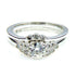 .90ct Antique Style Engagement Ring Set 14KT White Gold by Bids.com