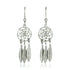 Sterling Silver Dream Catcher Dangle Earrings by Bids.com