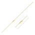 Double Extendable Bead Chain in 14k Yellow Gold (1.00 mm) by Bids.com