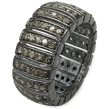 1.25 Carat Genuine TLB Diamond .925 Sterling Silver Ring by Bids.com