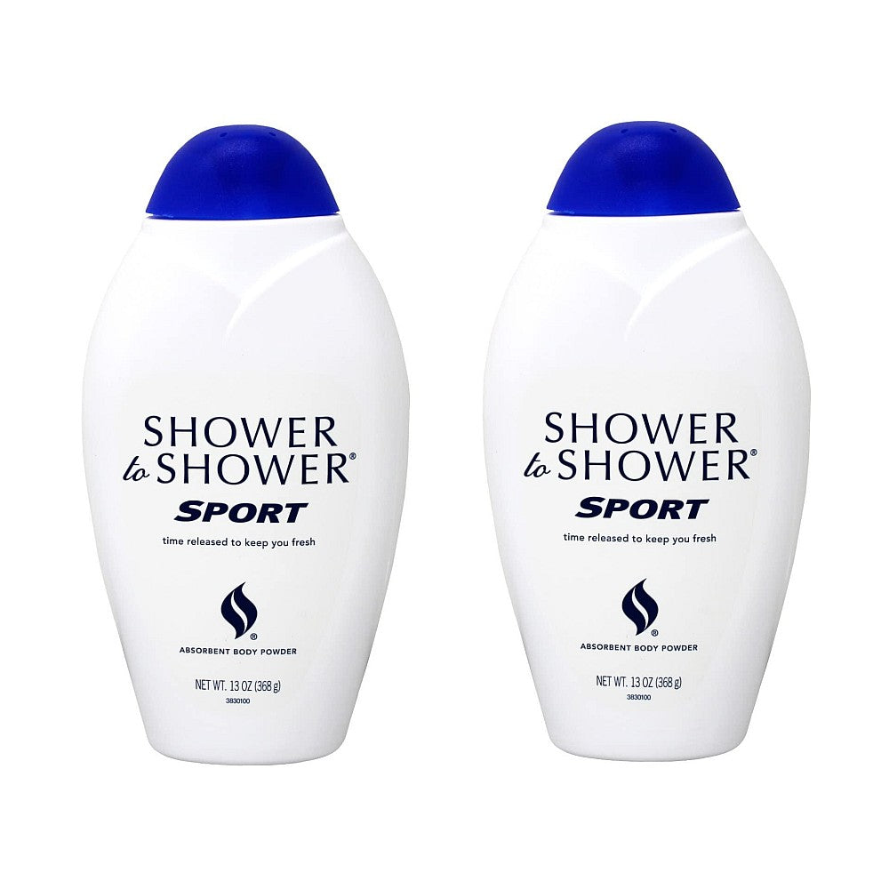 Shower To Shower Absorbent Body Powder Sport 13 Ounce by Pasteur Pharmacy