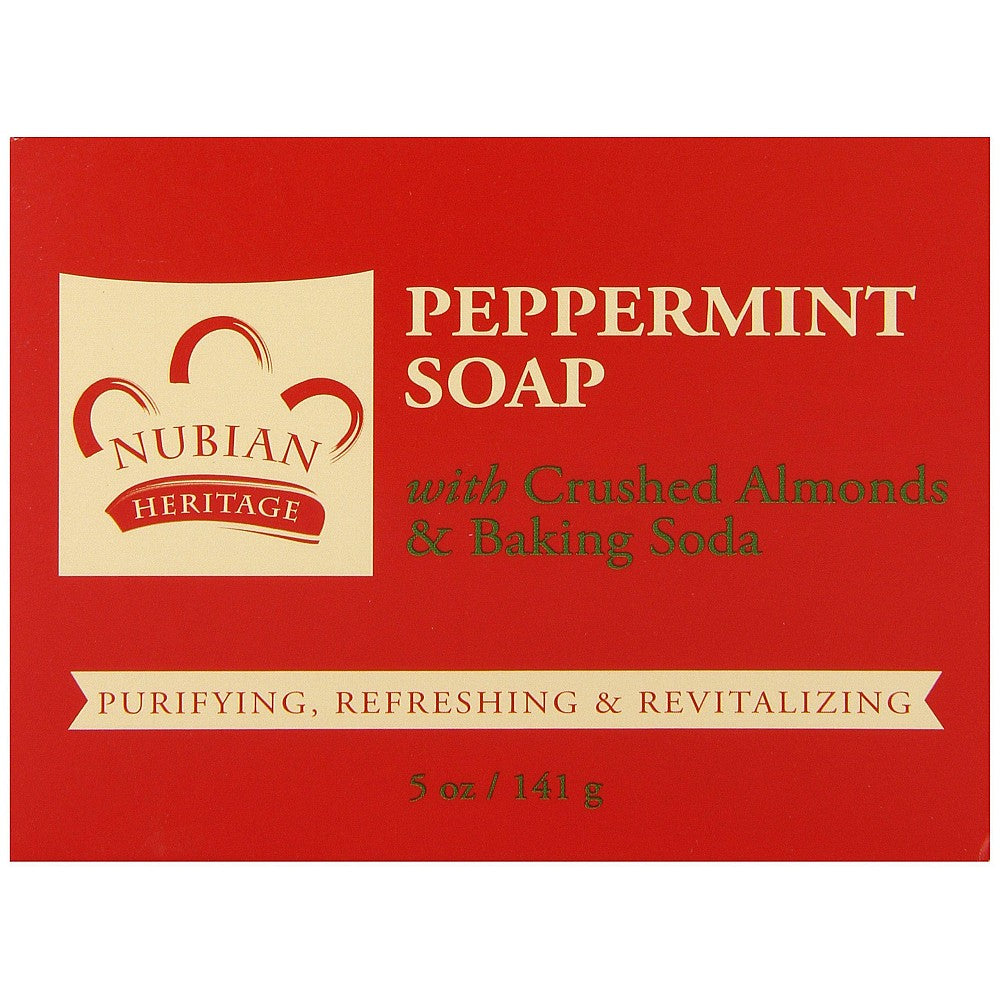 Nubian Heritage Peppermint &amp; Aloe Bar Soap, 5 Oz by Pasteur Pharmacy