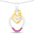 0.14 Carat Genuine Ruby .925 Sterling Silver Pendant by Bids.com