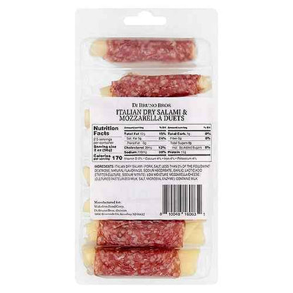 Italian Dry Salami &amp; Mozzarella Duet