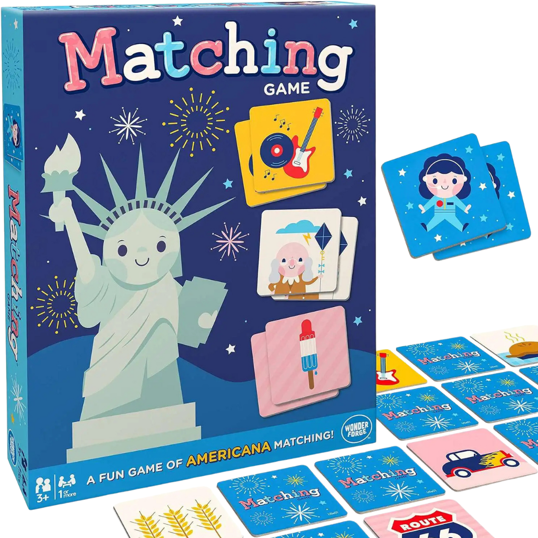 Wonder Forge Matching Game: Americana Edition (3Y+) by Farmacias Savia