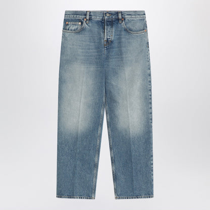 Gucci Straight Light Blue Jeans With Faded Effect Women by Luosophy