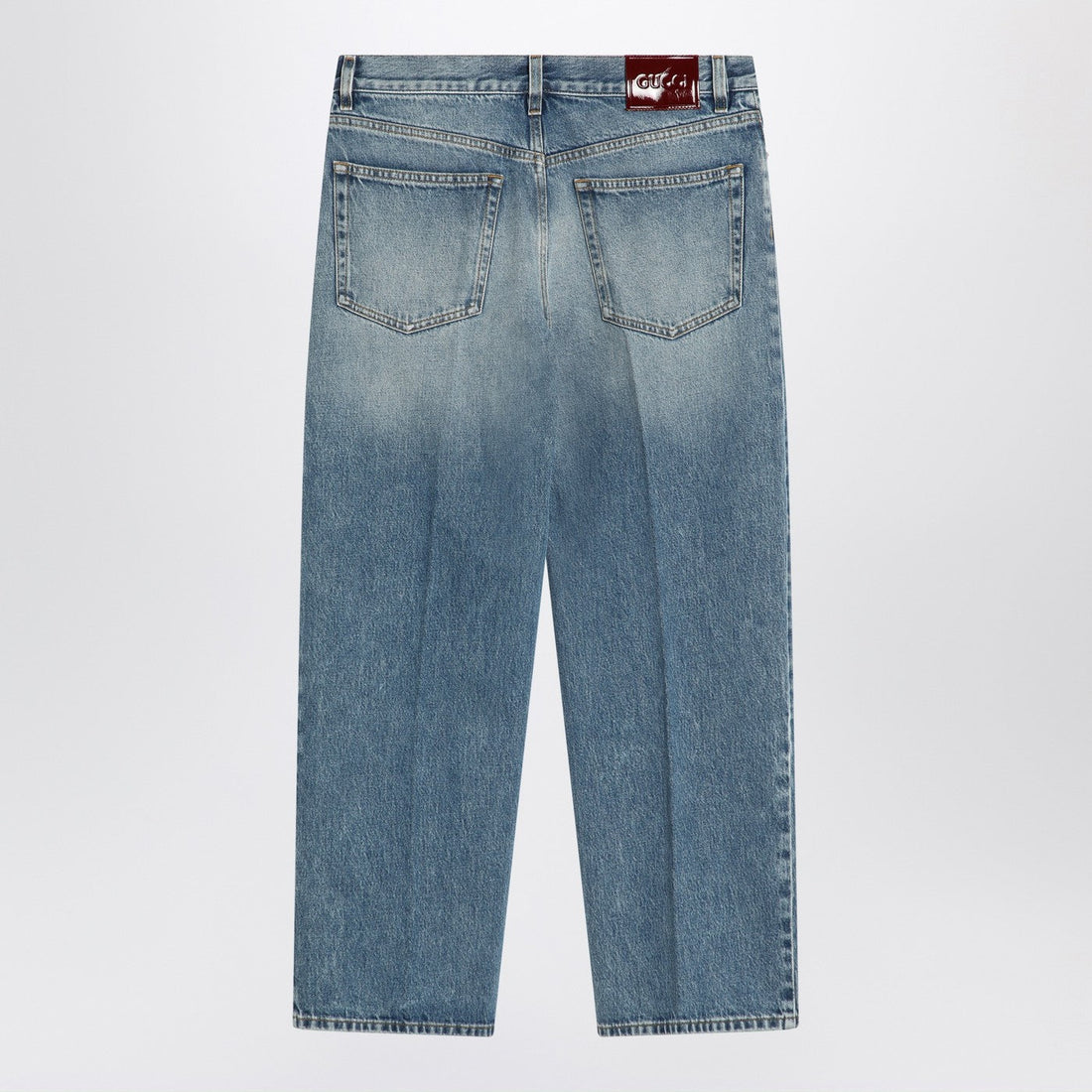 Gucci Straight Light Blue Jeans With Faded Effect Women by Luosophy