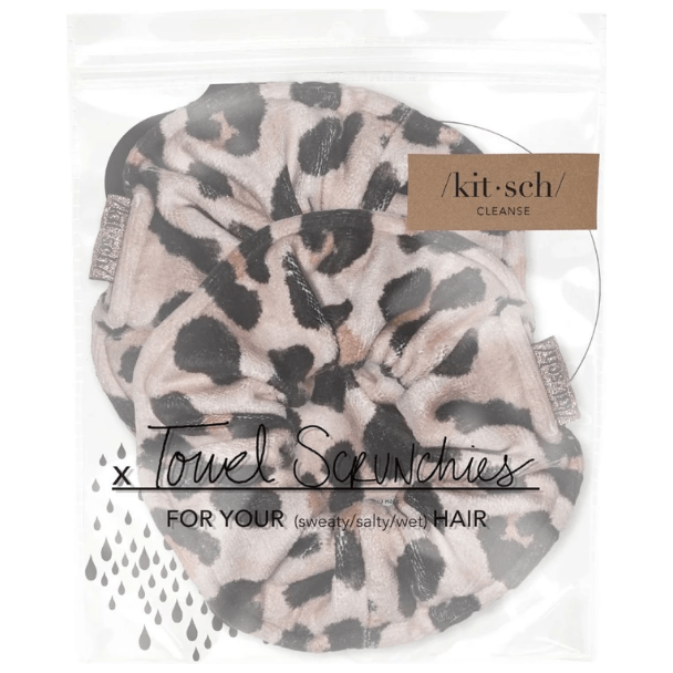 Kitsch Towel Scrunchies Leopard by Pasteur Pharmacy