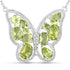 4.65 Carat Genuine Peridot .925 Sterling Silver Necklace by Bids.com