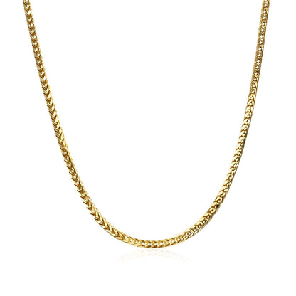 14k Yellow Gold Franco Chain 1.8mm by Bids.com