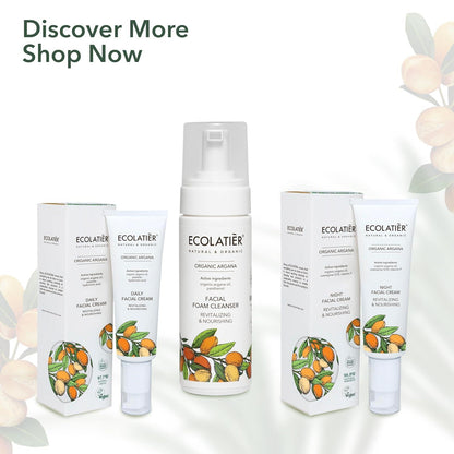 x-Facial Foam Cleanser Revitalizing &amp; Nourishing Organic Argana by Damask Rose
