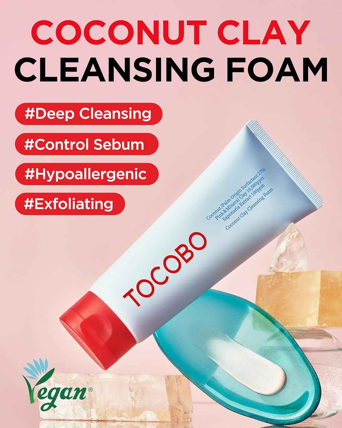 TOCOBO Coconut Clay Cleansing Foam