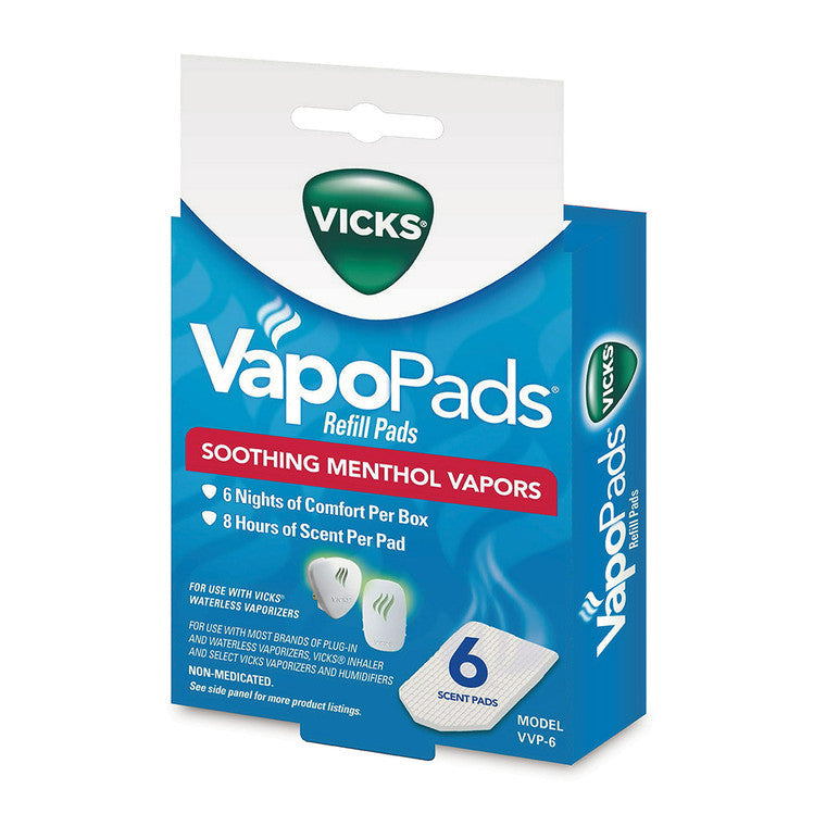 Vicks VapoPads Refill Pads, Soothing Menthol Vapors 