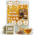 Premium Barley Tea Bags, 100% Natural & Pure from Barley. Loose Barey Herbal Tea. No Sugar, No Caffeine, No Gluten, Vegan.