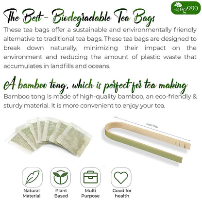 Premium Senna Peppermint Tea Bags. Relieves Constipation Natural Tea