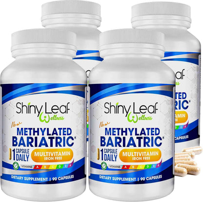 Shiny Leaf Methylated Bariatric Multivitamin Without Iron