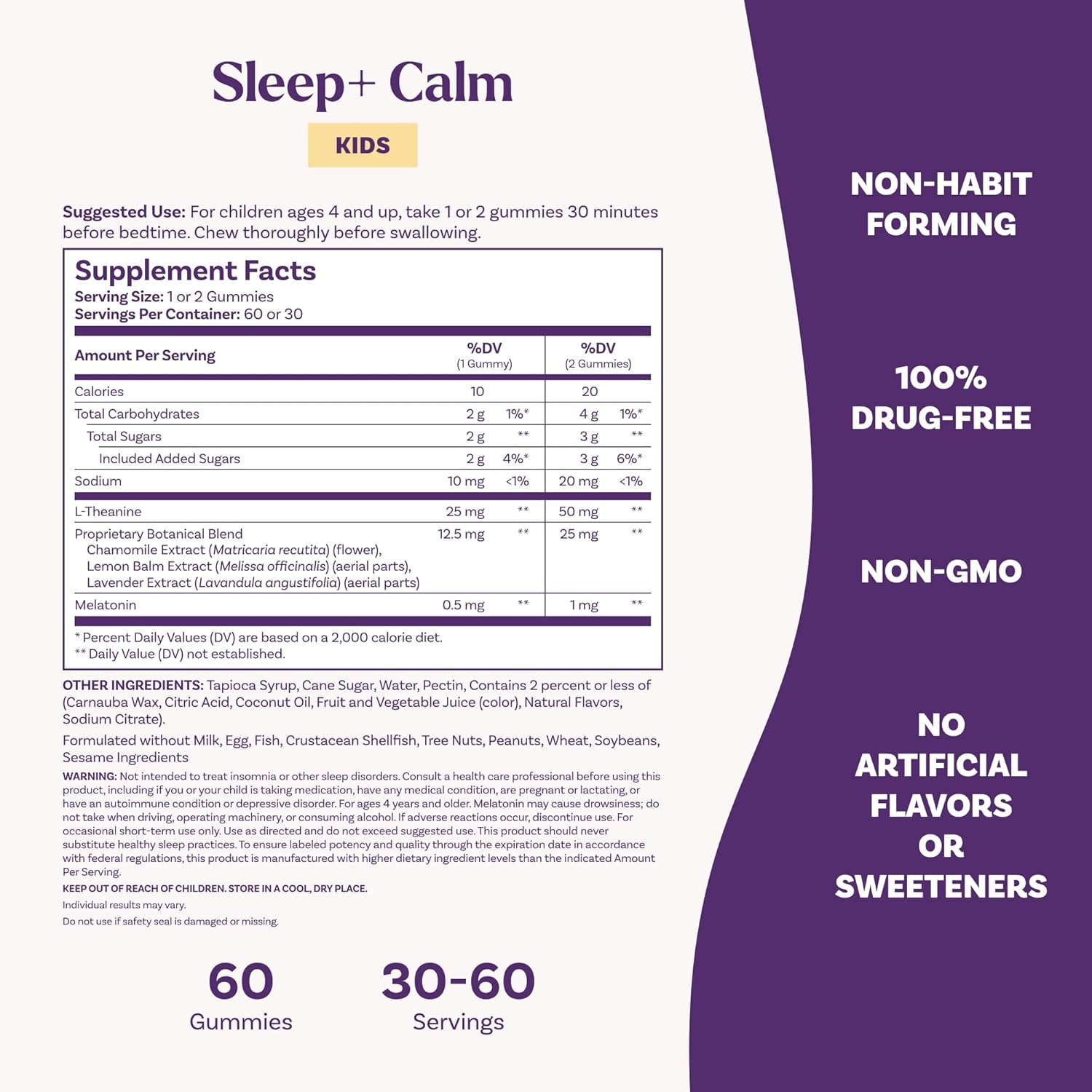 Natrol Kids Sleep+ Calm Gummies – Strawberry – 60 Count by Top Vita Shop