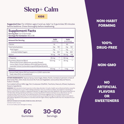 Natrol Kids Sleep+ Calm Gummies – Strawberry – 60 Count by Top Vita Shop