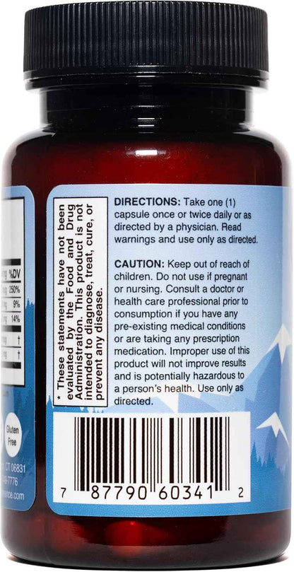 Natural Bone Support Supplement - Non-GMO, Gluten-Free