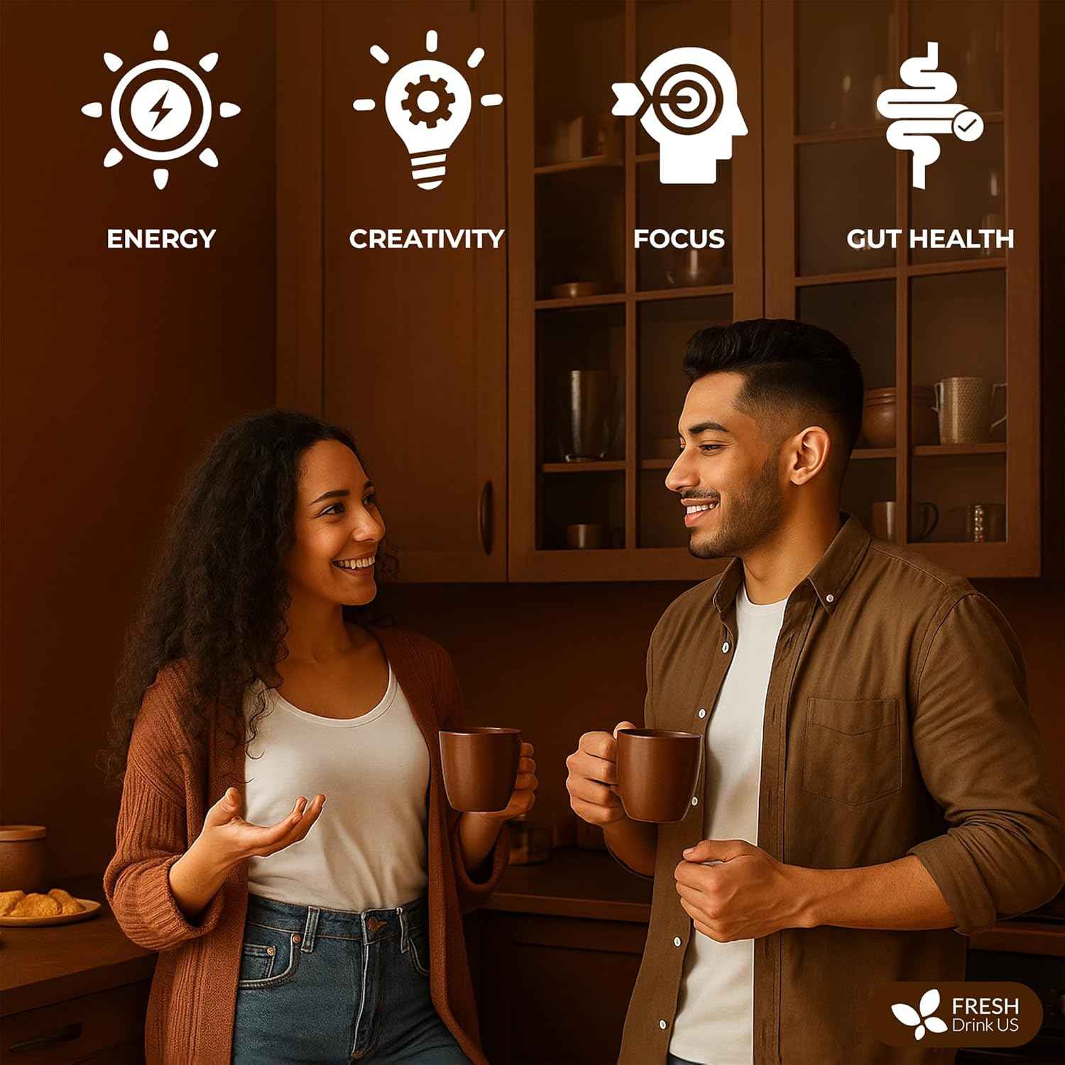 Ginseng 6 Treasures Kidney Tea, Super Kidney Cleanse Detox Tea For Men &amp; Women, 100% Natural Roots &amp; Berries | Caffeine-Free | Adaptogenic Blend for Energy, Wellness &amp; Vitality Support