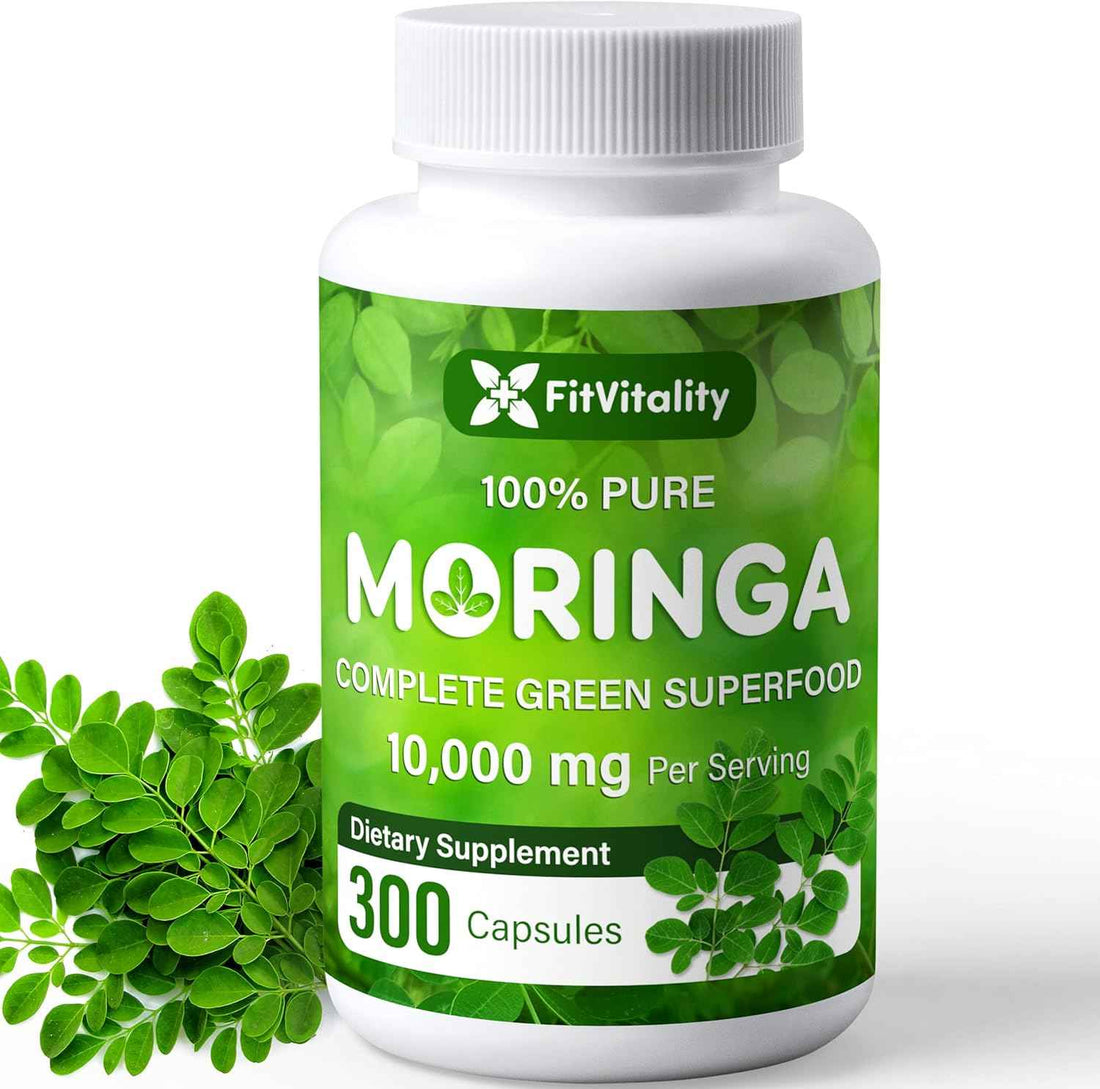 Moringa Capsules|300 Capsules|Moringa Oleifera|10,000mg