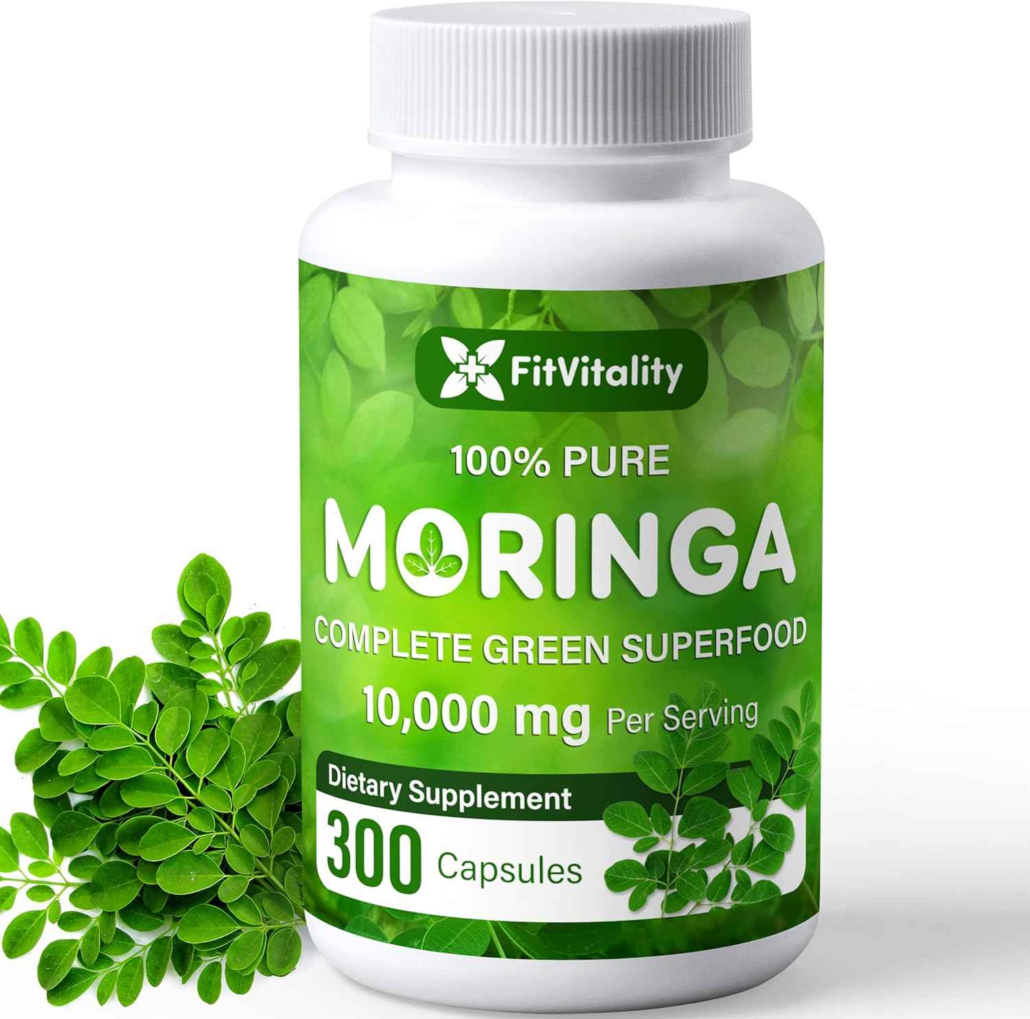Moringa Capsules|300 Capsules|Moringa Oleifera|10,000mg
