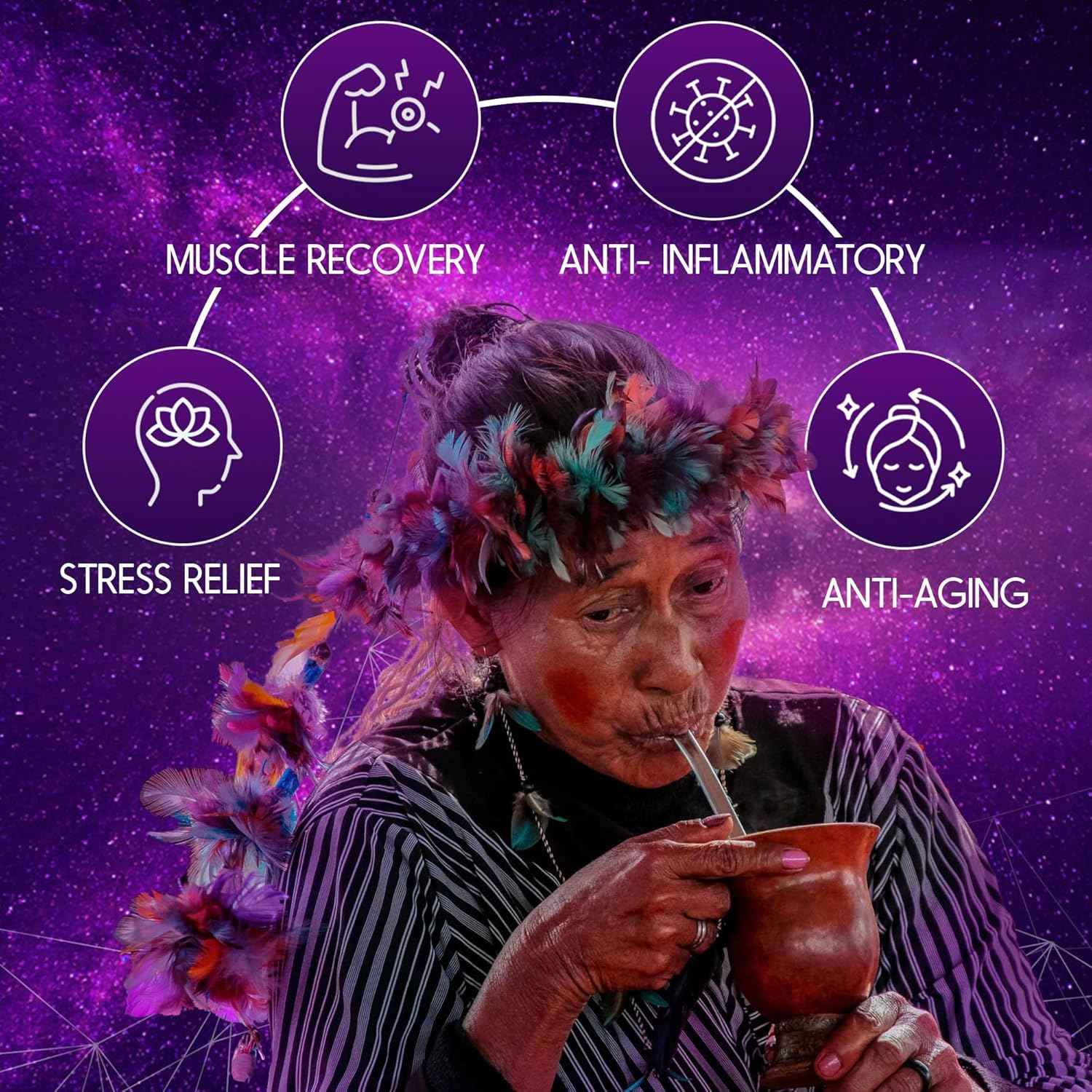 Yerba Mate Instant Tea Powder | Superfood Energy &amp; Focus Blend