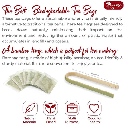 Pressure Balance Herbal Tea | Blend of 9 Natural Herbs | Caffeine-Free, Sugar-Free, Vegan-Friendly